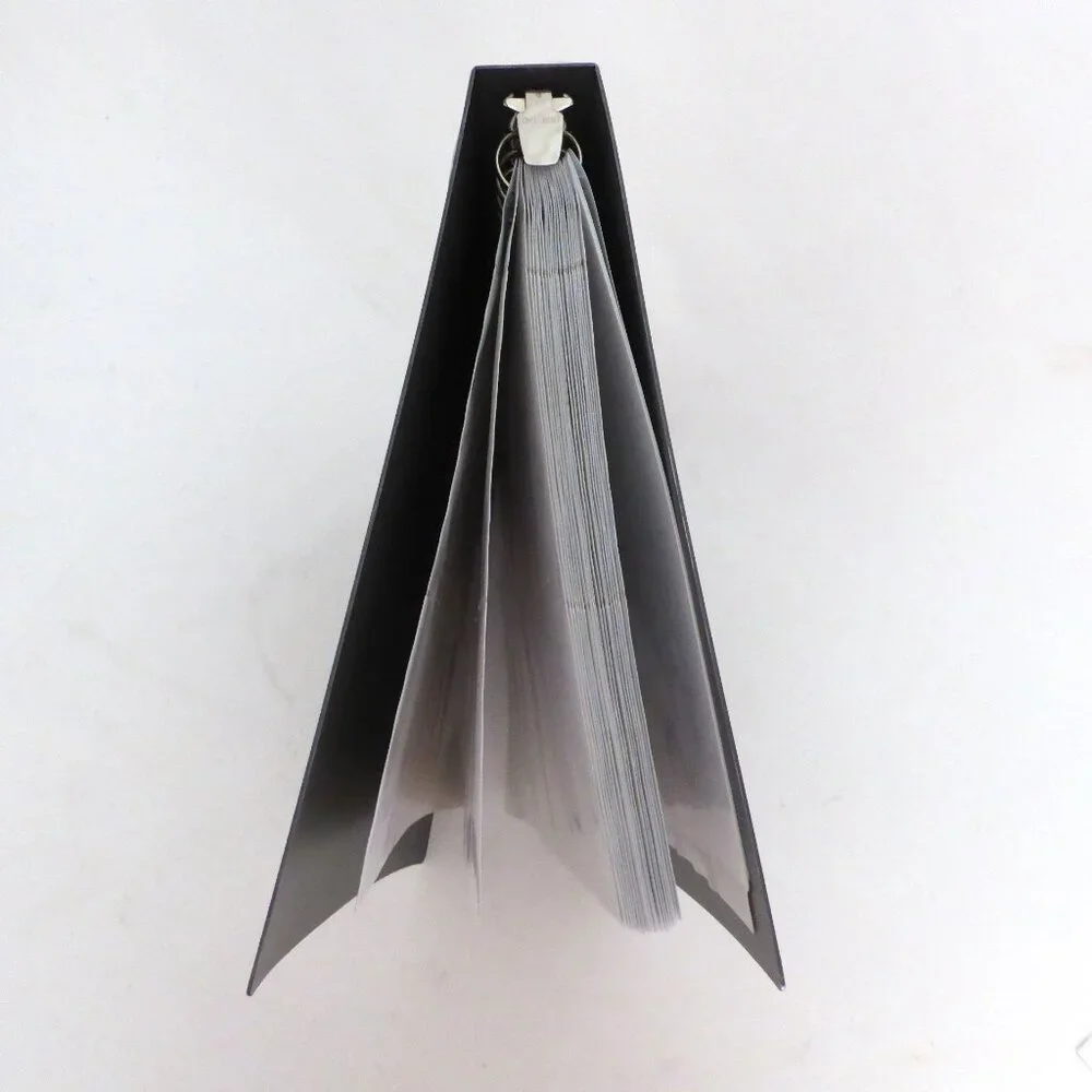 NEW 500 BUSINESS CARD RINGED BINDER CARD HOLDER SLEEVES & TABS JAPAN